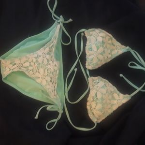 ADORABLE, embellished swim suit.. worn once